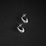 Aretes topito chunky en plata ley 925 garantizada y certificada