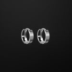 Candongas 2 en 1 en plata ley 925