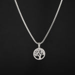 Collar árbol de la vida en plata ley 925