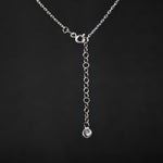 Cadena con circones y ojos turcos en plata ley 925 certificada