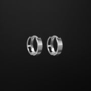 Candongas 2 en 1 en plata ley 925