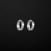 Candongas aro pequeñas en plata ley 925