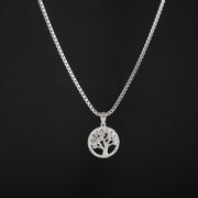 Collar árbol de la vida en plata ley 925