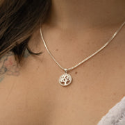 Collar árbol de la vida en plata ley 925 certificada