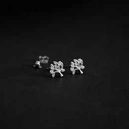 Topitos árbol de la vida en plata ley 925 y circones